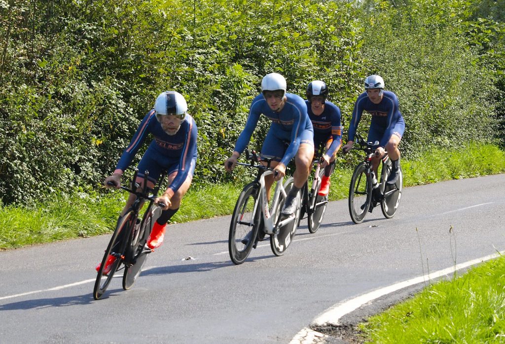 Cycling team time trialling in surrey 2017